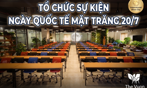 Tổ chức sự kiện Ngày Quốc tế Mặt Trăng 20/7 tại The Vuon Hà Nội