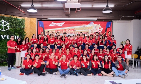 Hội nghị Tết 2026 Budweiser tại The Vuon Luxury Garden Office