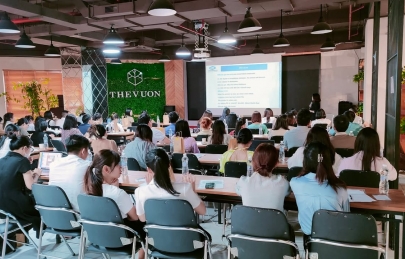 Tổ chức hội thảo chăm sóc da Hà Nội Spotlight on Skincare tại The Vuon Luxury Garden Office