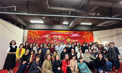 Chung cư D2 Giảng Võ lựa chọn The Vuon làm địa điểm tổ chức tiệc tất niên ấn tượng