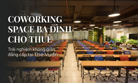 Coworking space Ba Đình cho thuê: Trải nghiệm không gian đẳng cấp tại The Vuon 