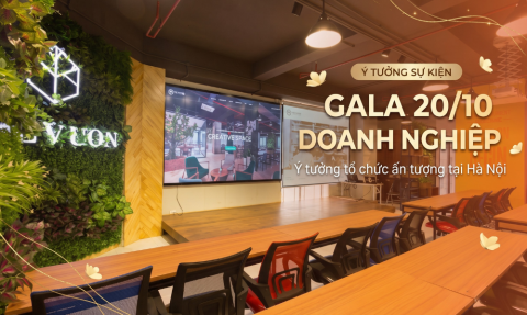 Gala 20/10 doanh nghiệp: Ý tưởng tổ chức ấn tượng tại Hà Nội