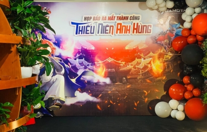 Gamota tổ chức họp báo ra mắt game “Thiếu Niên Anh Hùng” tại The Vuon