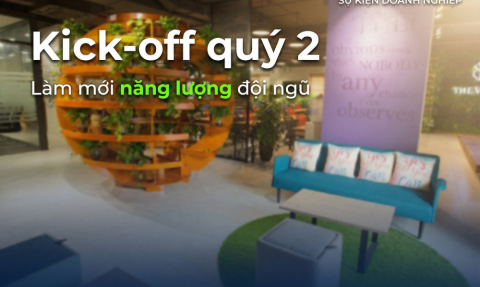 Kick-off quý 2: Làm mới năng lượng đội ngũ trong không gian xanh tại The Vuon 