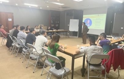 Lớp học Phật pháp trí tuệ tại The Vuon - Phát triển tư duy 