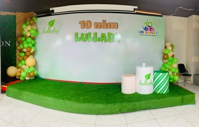 Lễ kỷ niệm thành lập thương hiệu Lullaby 10 năm tại The Vuon Luxury Garden Office