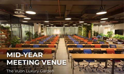 Mid-Year Meeting Venue tại Hà Nội: Chọn The Vuon để gây ấn tượng 