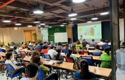 Workshop trà hữu cơ NTEA Việt Nam tại The Vuon Luxury Garden Office 