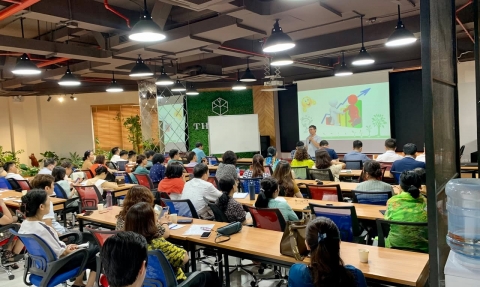 Workshop trà hữu cơ NTEA Việt Nam tại The Vuon Luxury Garden Office 