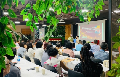  Sự kiện ra mắt sách thiền năng lượng tại văn phòng xanh The Vuon 