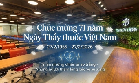 The Vuon - Không gian lý tưởng cho sự kiện tri ân ngày y tế 