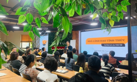 Talkshow phát triển tư duy lãnh đạo tại The Vuon Hà Nội 