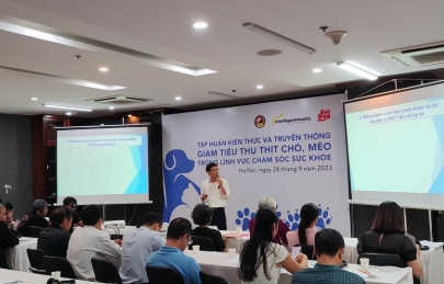 Giảm tiêu thụ thịt chó mèo & phòng chống bệnh dại – Tập huấn tại The Vuon