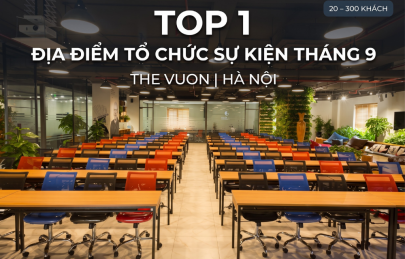 The Vuon - Top 1 địa điểm tổ chức sự kiện tháng 9 tại Hà Nội  