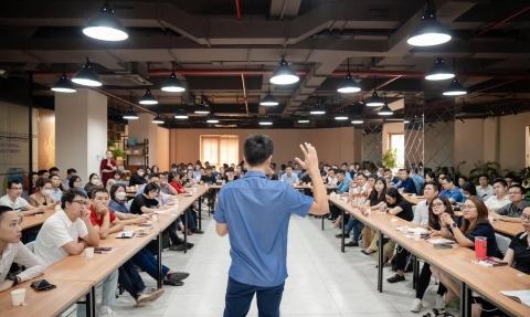 Hội thảo bất động sản Trần Minh tại The Vuon Luxury Garden Office 