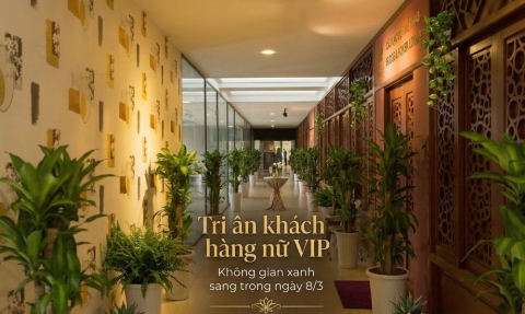 Tri ân khách hàng nữ VIP trong không gian xanh ngày 8/3