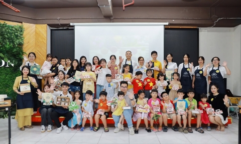 Workshop làm bánh trung thu cho bé tại The Vuon - Trải nghiệm ý nghĩa cùng gia đình