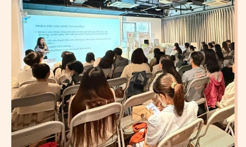 Workshop mẹ bầu Hà Nội của MOAZ tại The Vuon: Khi mẹ bầu được lắng nghe, kết nối 