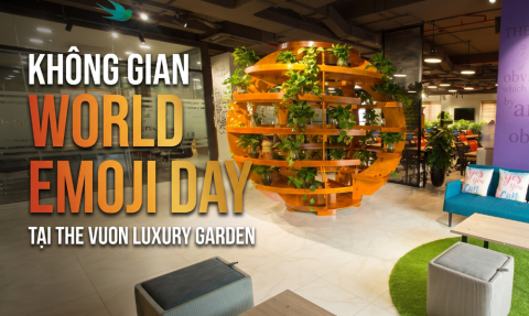 The Vuon Luxury Garden - Không gian tổ chức sự kiện World Emoji Day lý tưởng 