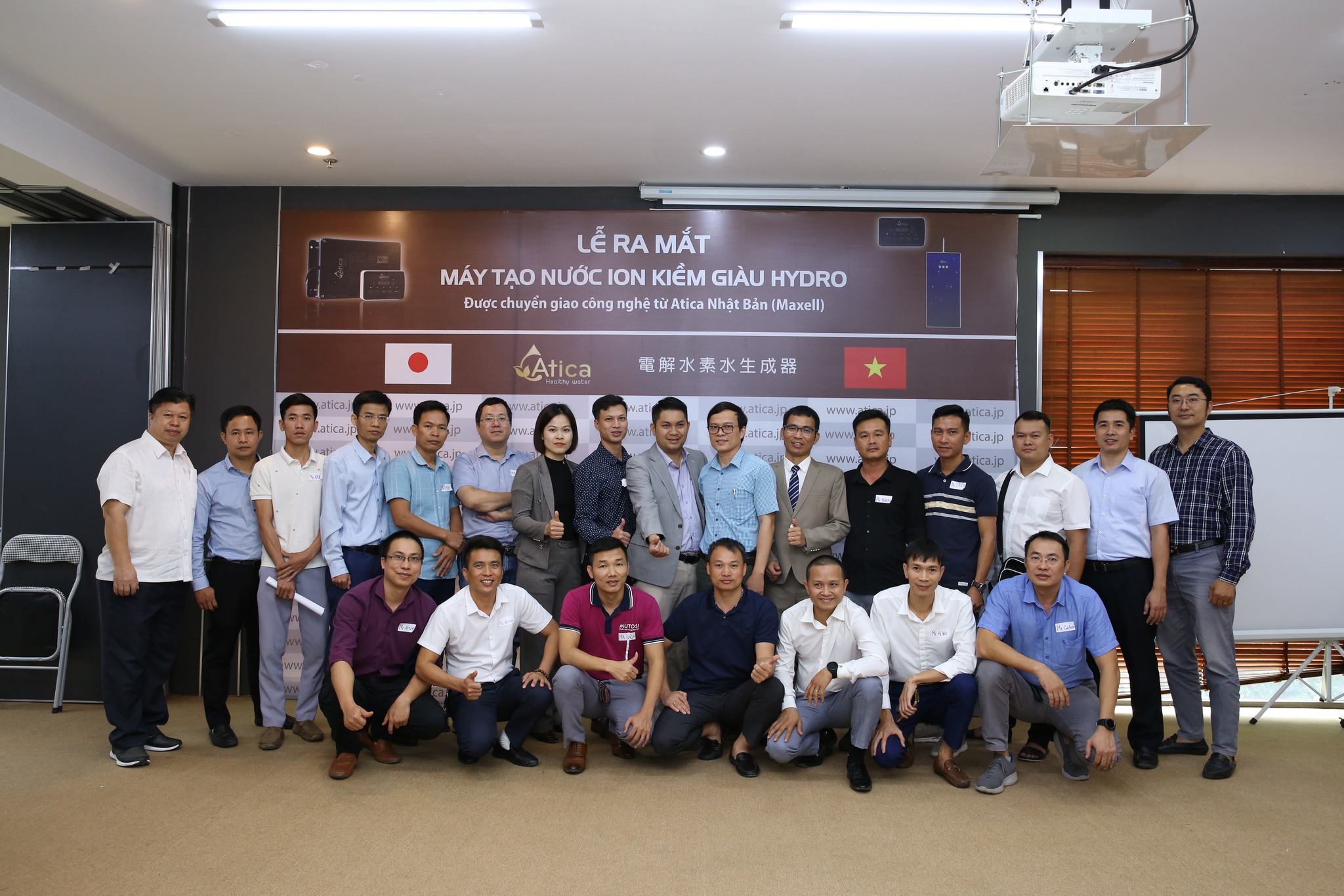 Sự kiện ra mắt sản phẩm máy lọc nước ion kiềm tại The Vuon