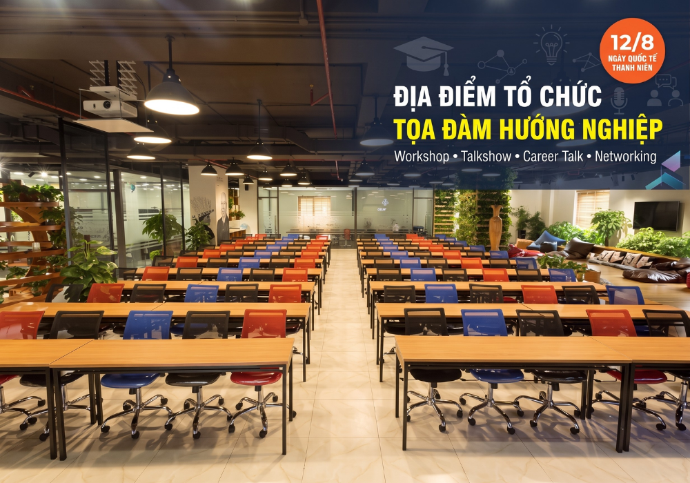 Địa điểm tổ chức tọa đàm hướng nghiệp Ngày Quốc tế Thanh niên - The Vuon 