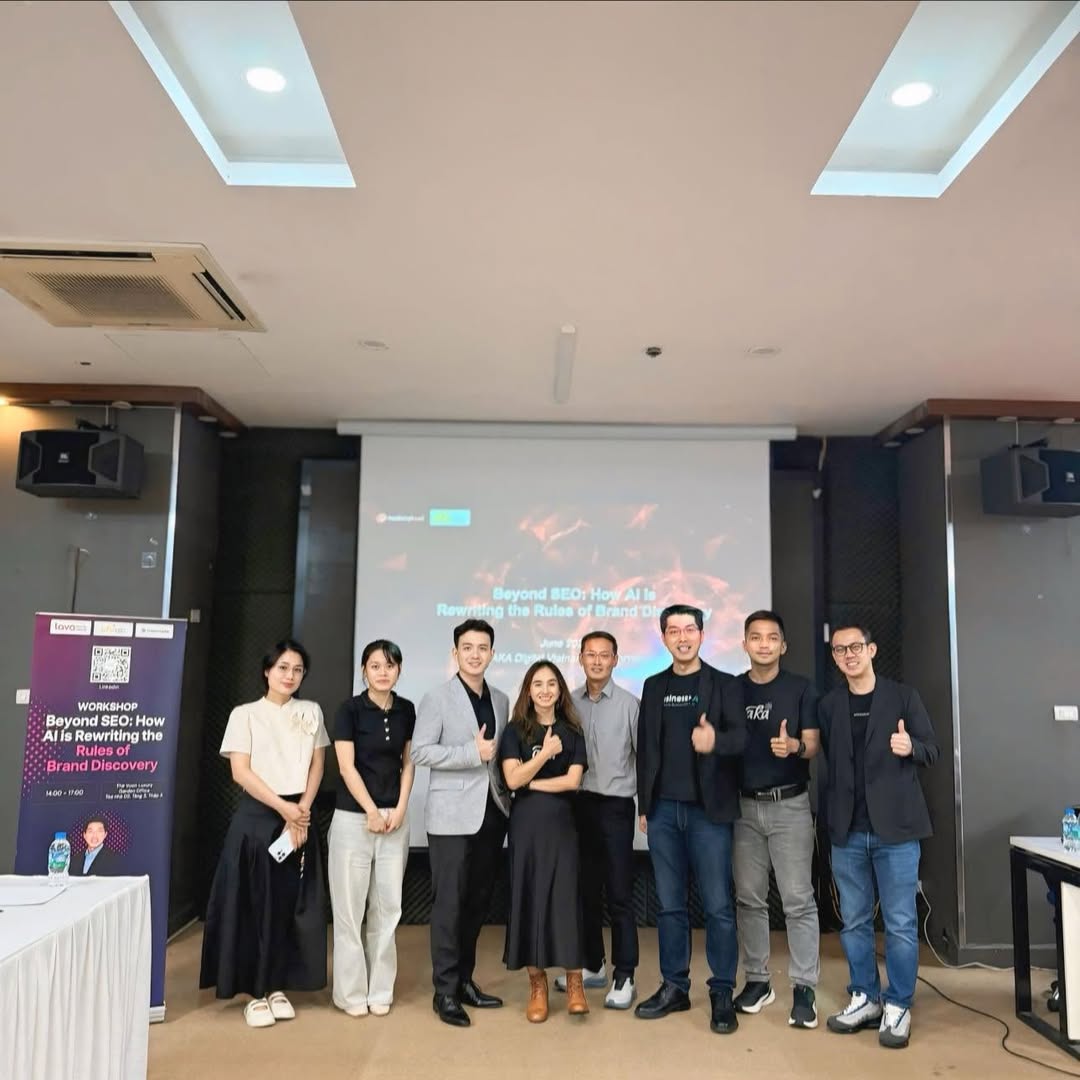 Nhìn lại talkshow GEO & AI cùng Hashmeta Singapore tại The Vuon