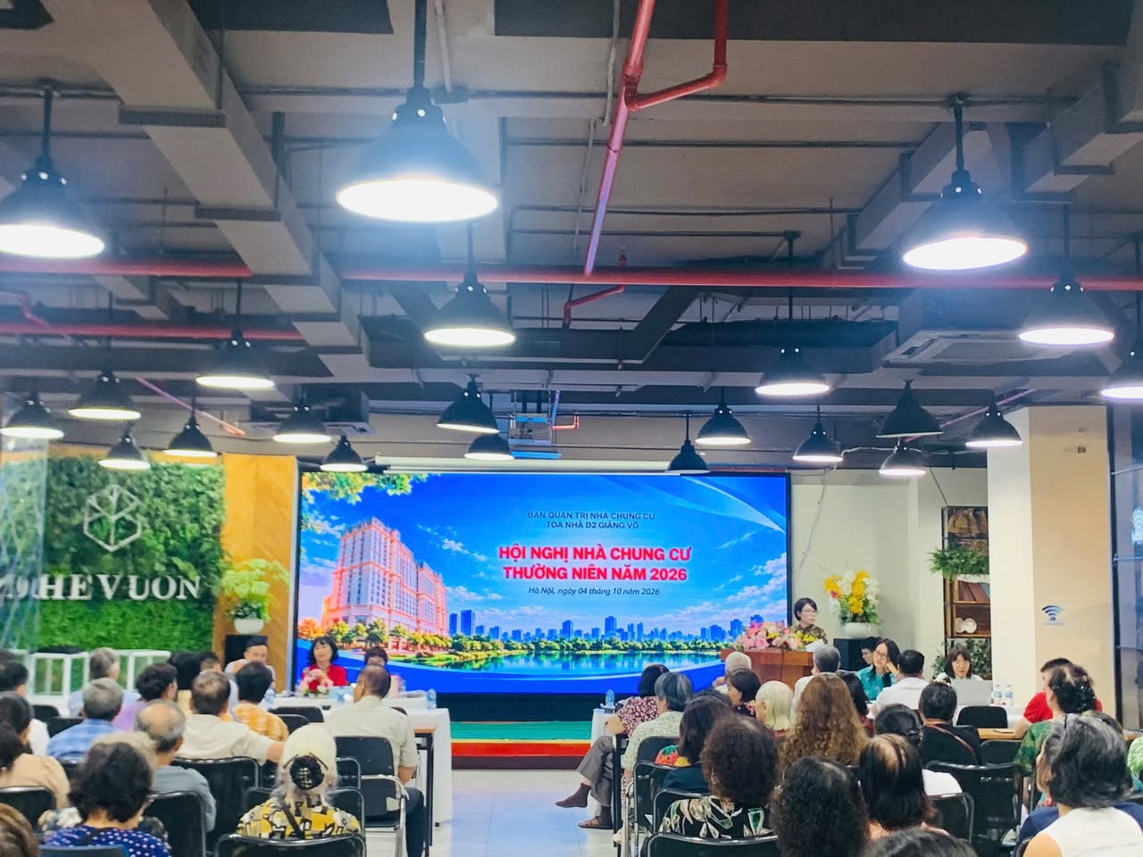 Hội nghị nhà chung cư D2 Giảng Võ 2026: Kết nối cộng đồng