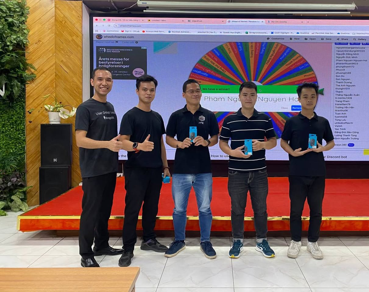 Workshop MongoDB Hà Nội tại The Vuon