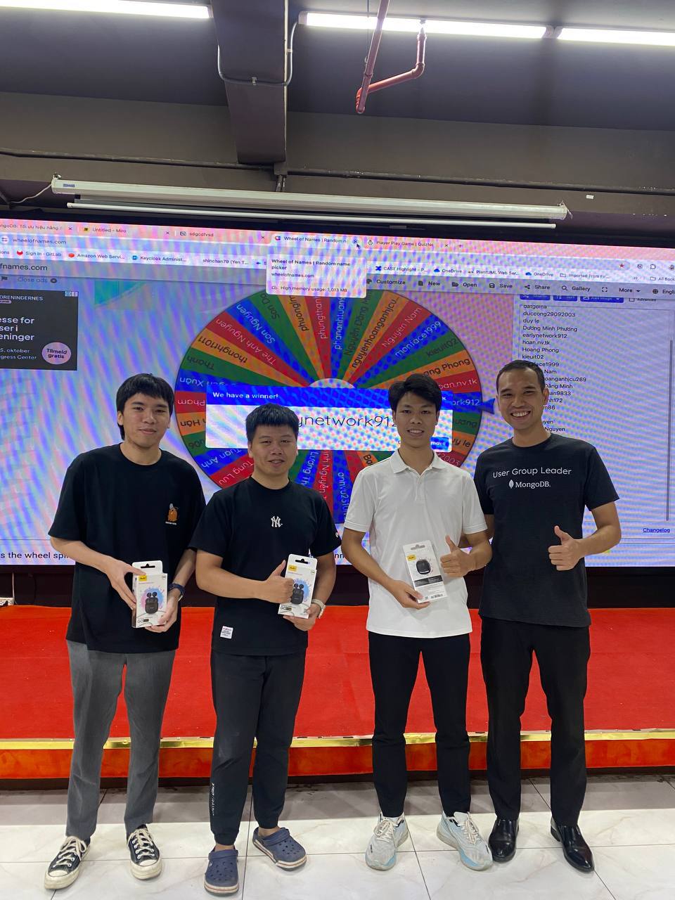 Workshop MongoDB Hà Nội tại The Vuon
