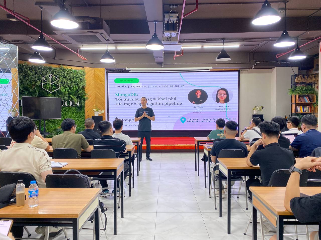 Workshop MongoDB Hà Nội tại The Vuon