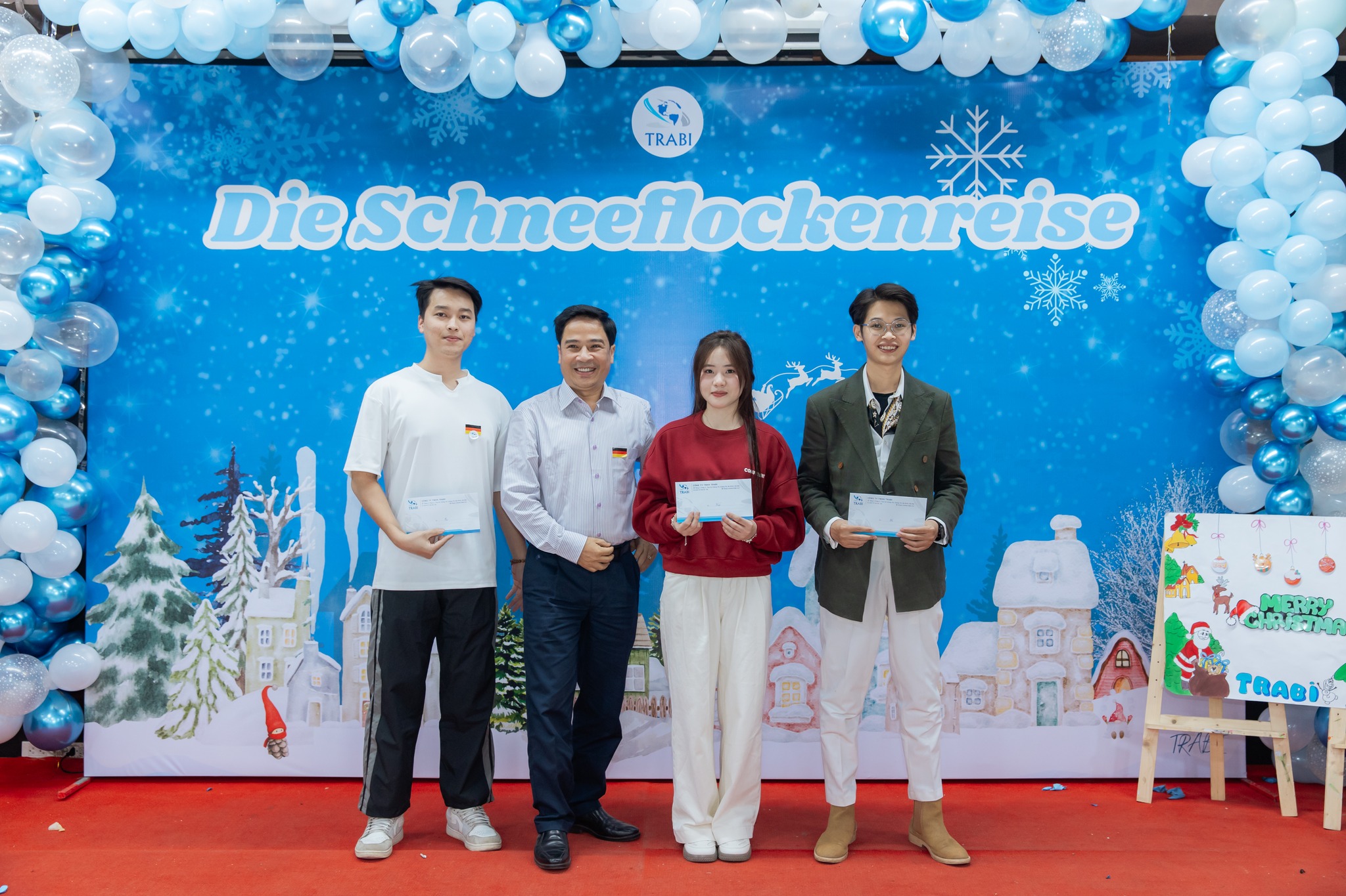 Trung tâm Trabi tổ chức sự kiện giáng sinh tại The Vuon Giảng Võ 