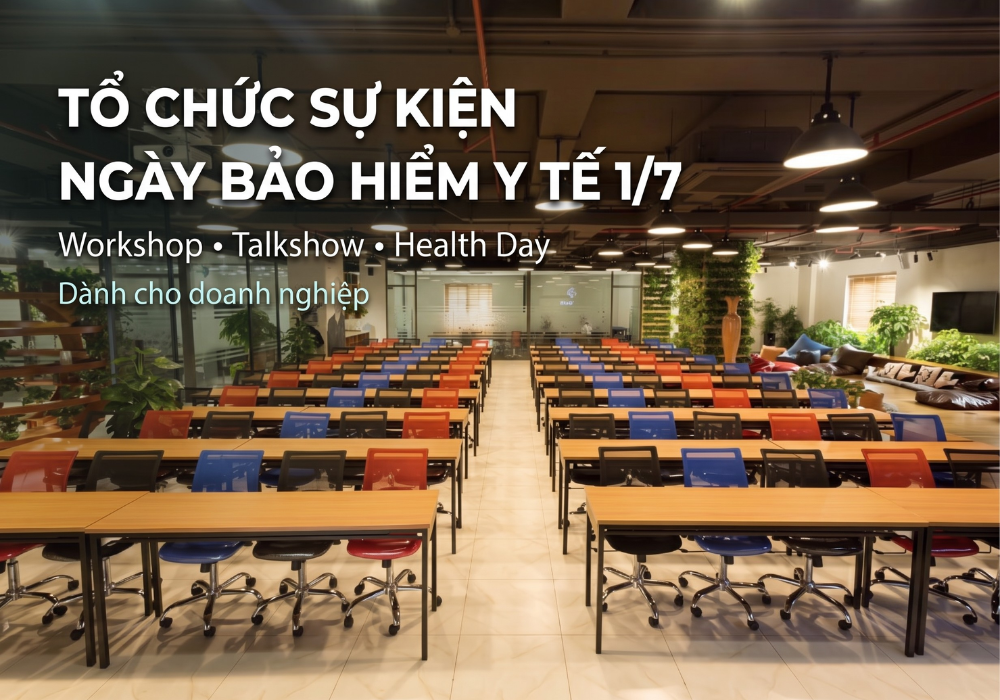 Tổ chức sự kiện ngày bảo hiểm y tế 1/7 cho doanh nghiệp tại The Vuon 