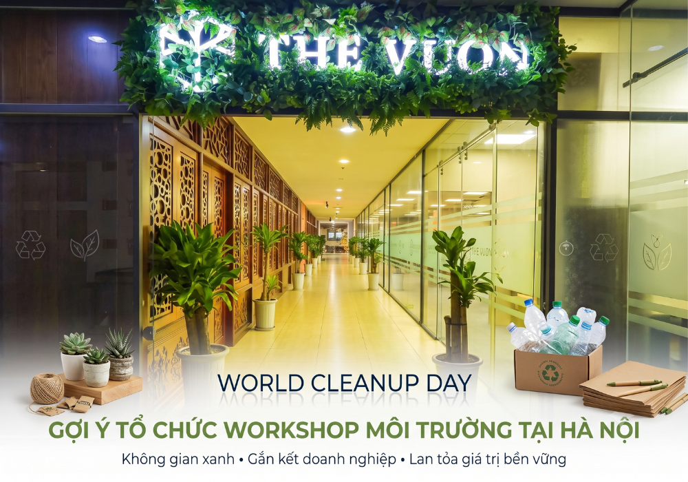 World Cleanup Day: Gợi ý tổ chức workshop môi trường cho doanh nghiệp tại Hà Nội