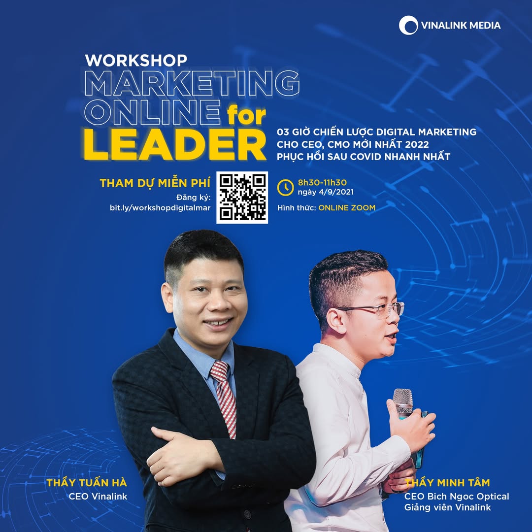 Workshop digital marketing online Vinalink tại The Vuon 