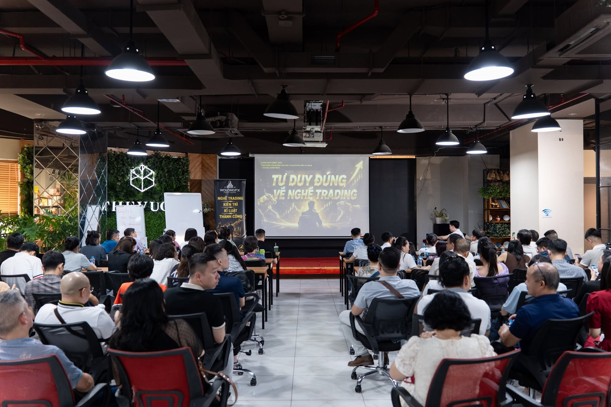 Talkshow trading Wo Long FX tại không gian đẳng cấp tại The Vuon 