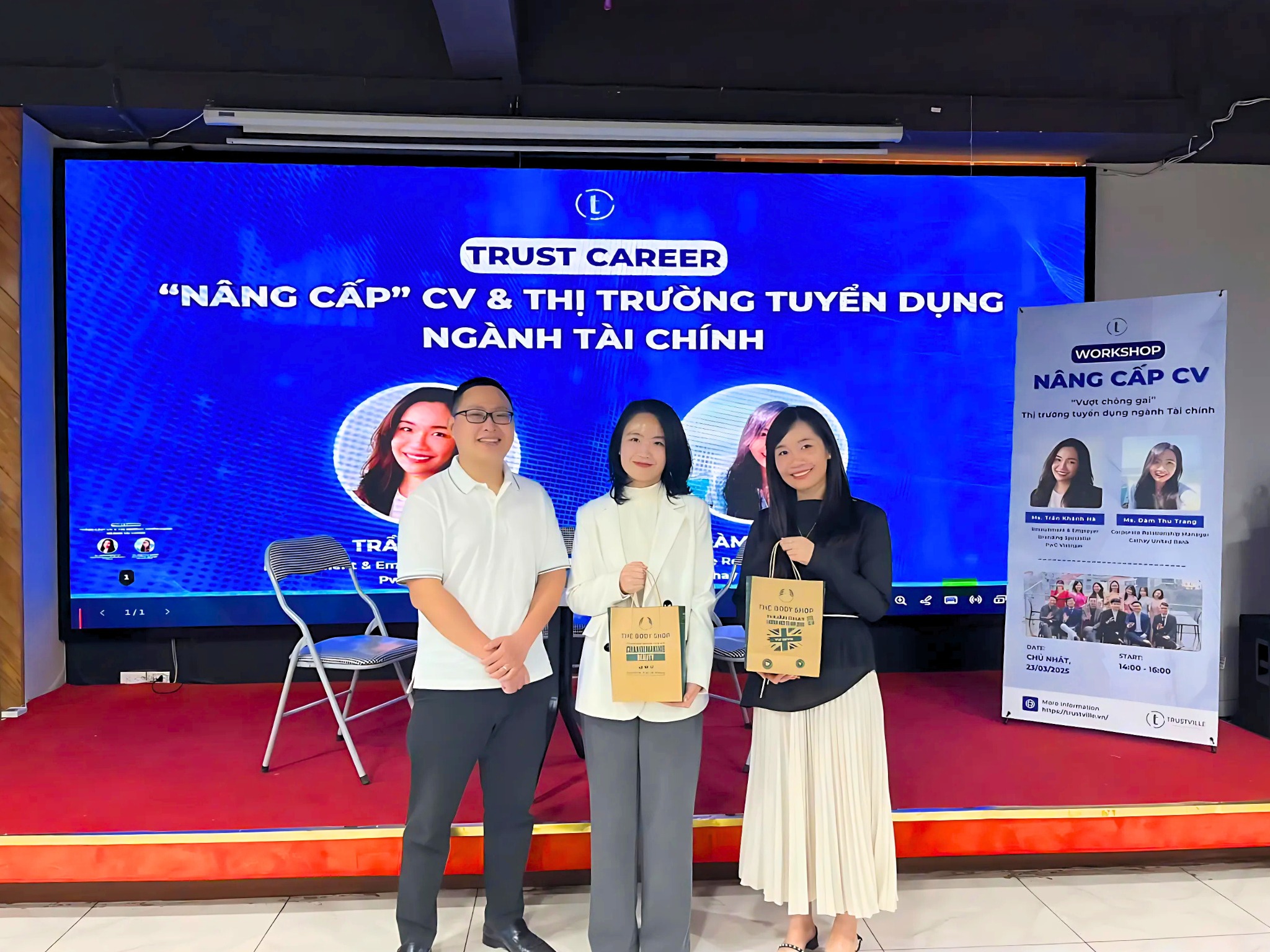 Trust Career đã tổ chức sự kiện workshop tài chính thành công tại The Vuon