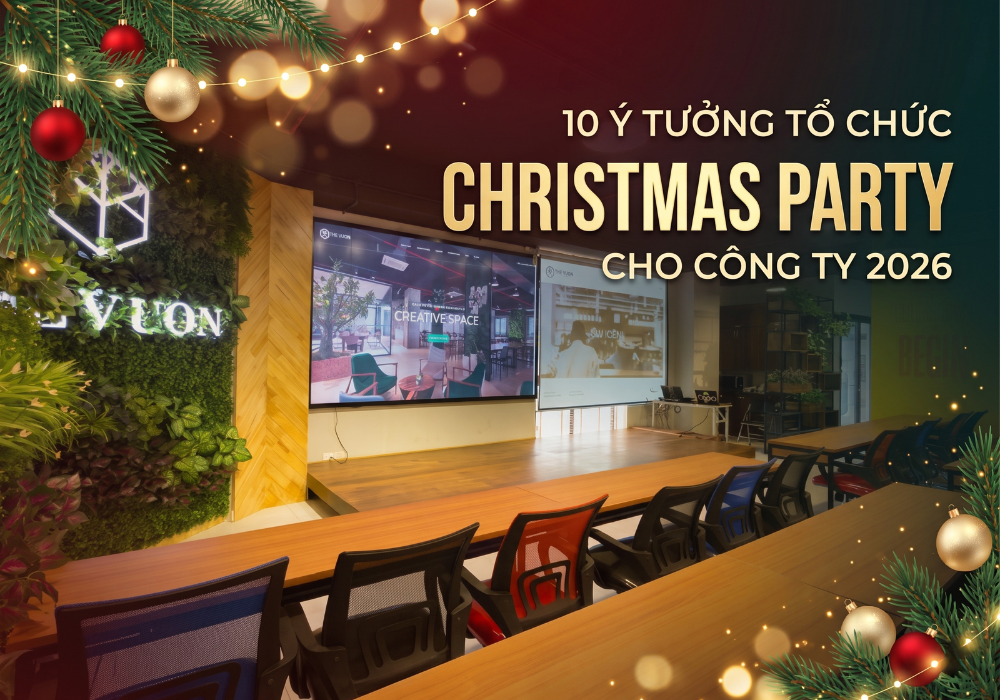 10 ý tưởng tổ chức Christmas Party cho công ty năm 2026