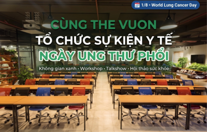 Cùng The Vuon tổ chức sự kiện y tế tại Hà Nội ngày Ung thư Phổi