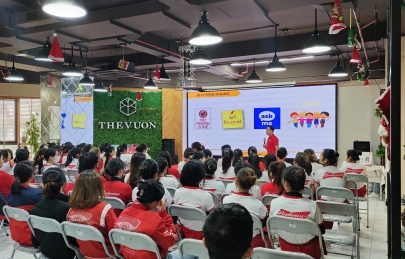 Budweiser training tại The Vuon – Không gian sự kiện chuyên nghiệp, đẳng cấp