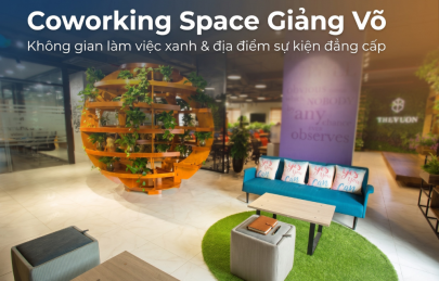 The Vuon - Coworking Space Giảng Võ kết hợp không gian sự kiện xanh mát