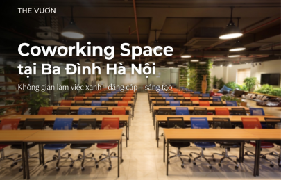 The Vuon - Coworking space tại Ba Đình Hà Nội đẳng cấp, khơi nguồn sáng tạo 