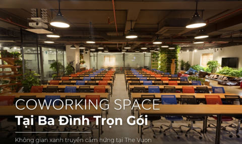 Coworking space tại Ba Đình trọn gói: Trải nghiệm không gian xanh tại The Vuon