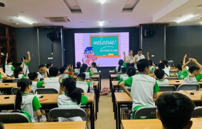 Workshop EDEN English Center tại The Vuon cho các búp măng non 