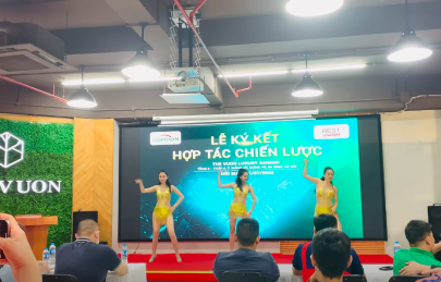 Lễ ký kết hợp tác Best Express và Gomdon tại The Vuon Giảng Võ