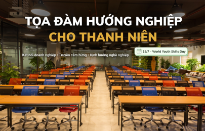 Tổ chức tọa đàm hướng nghiệp cho thanh niên tại The Vuon 