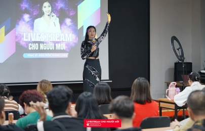 Workshop Livestream cho người mới tại The Vuon Luxury Garden