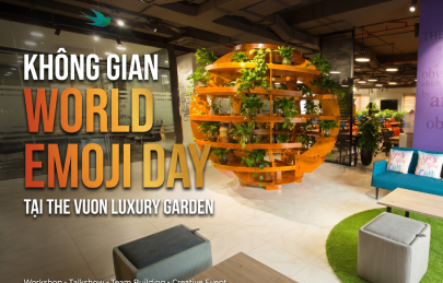 The Vuon Luxury Garden - Không gian tổ chức sự kiện World Emoji Day lý tưởng 
