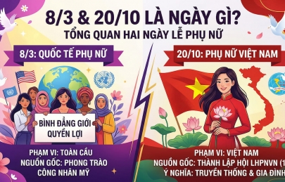 8/3 và 20/10 là ngày gì? Phân biệt và ý nghĩa chi tiết