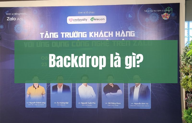 Backdrop là gì? Có gì khác với Background không?