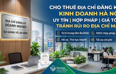 Cho thuê địa chỉ đăng ký kinh doanh tại Hà Nội uy tín